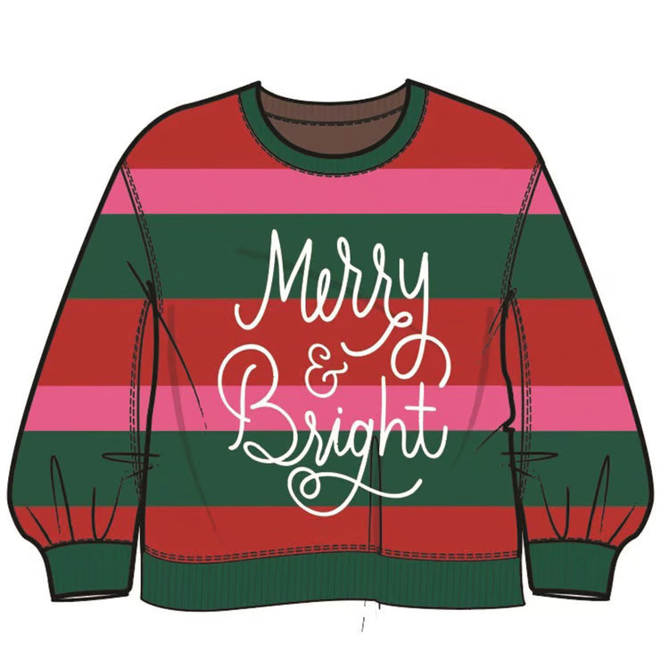MARY SQUARE Sweatshirt Millie Merry & Bright