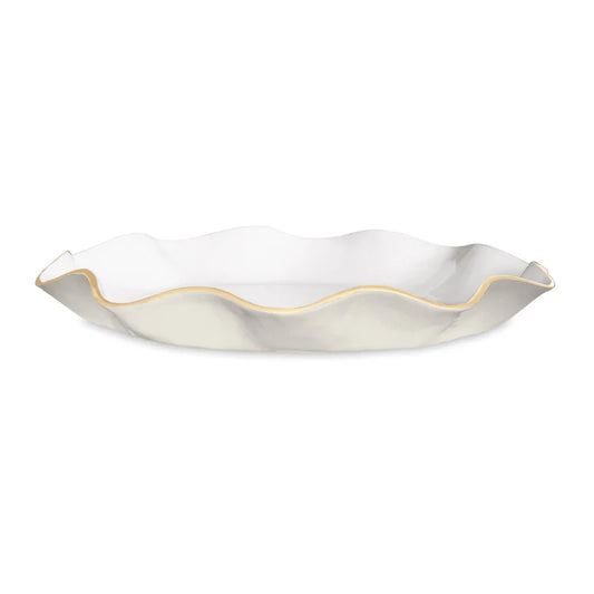 Beatriz Ball ENCANTO Carola Large Round Platter (Cream and White)