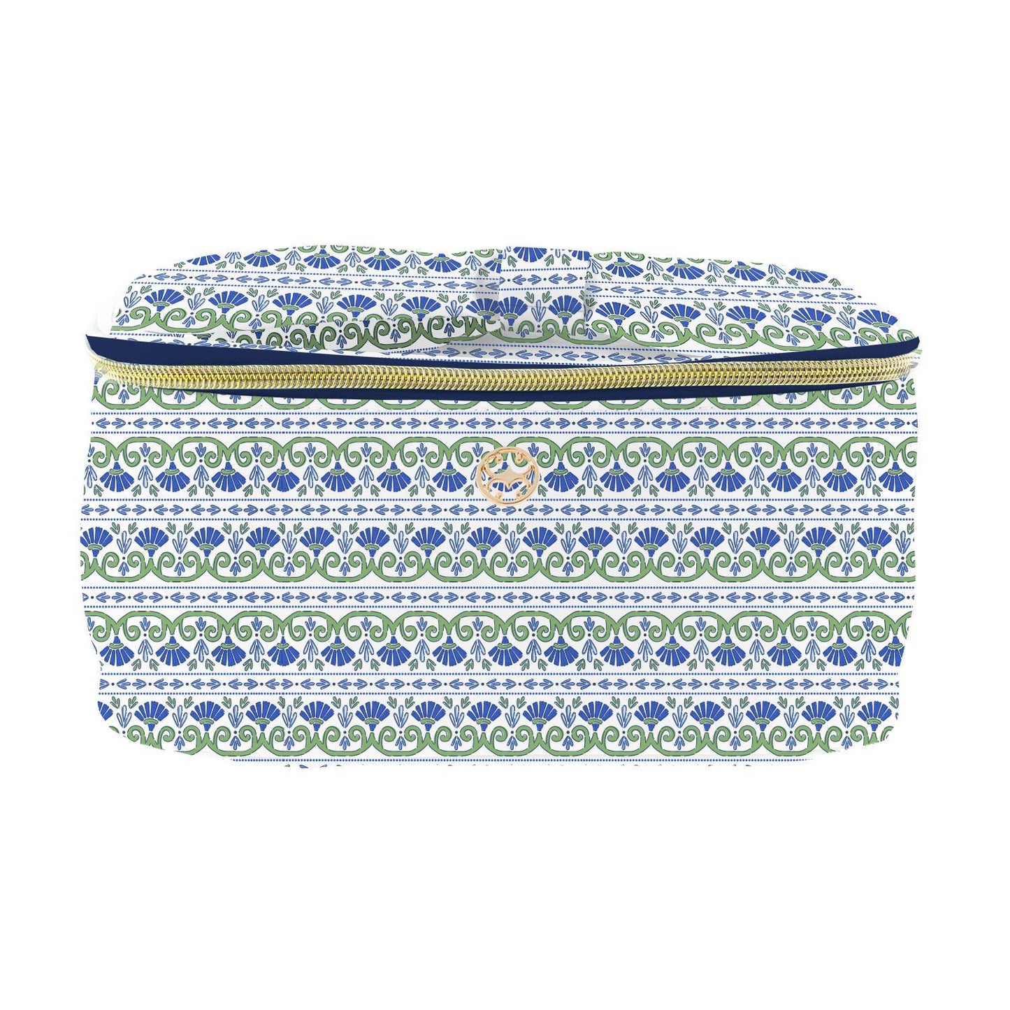 Mary Square  Kiss and Make Up Floral Foulard Navy