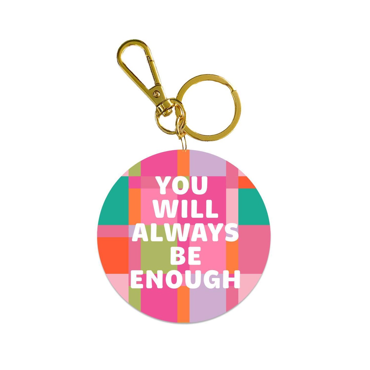 Mary Square Acrylic Keychain Always Be Enough