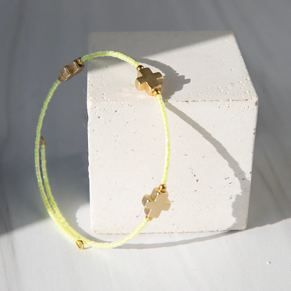Lenny & Eva Faithful Bangle-Lime
