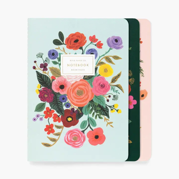 Rifle Paper Co. Assorted Set of 3 Garden Party Notebooks