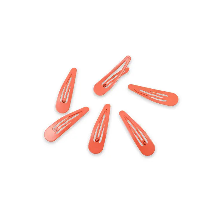Teleties Snap Clip | Coral Craze | 6 Count