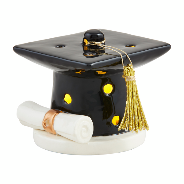 MUD PIE GRADUATION CAP LIGHT-UP SITTER