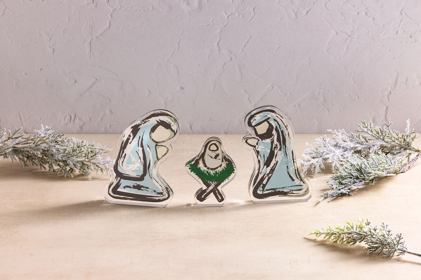 Mud Pie Angel Nativity Set