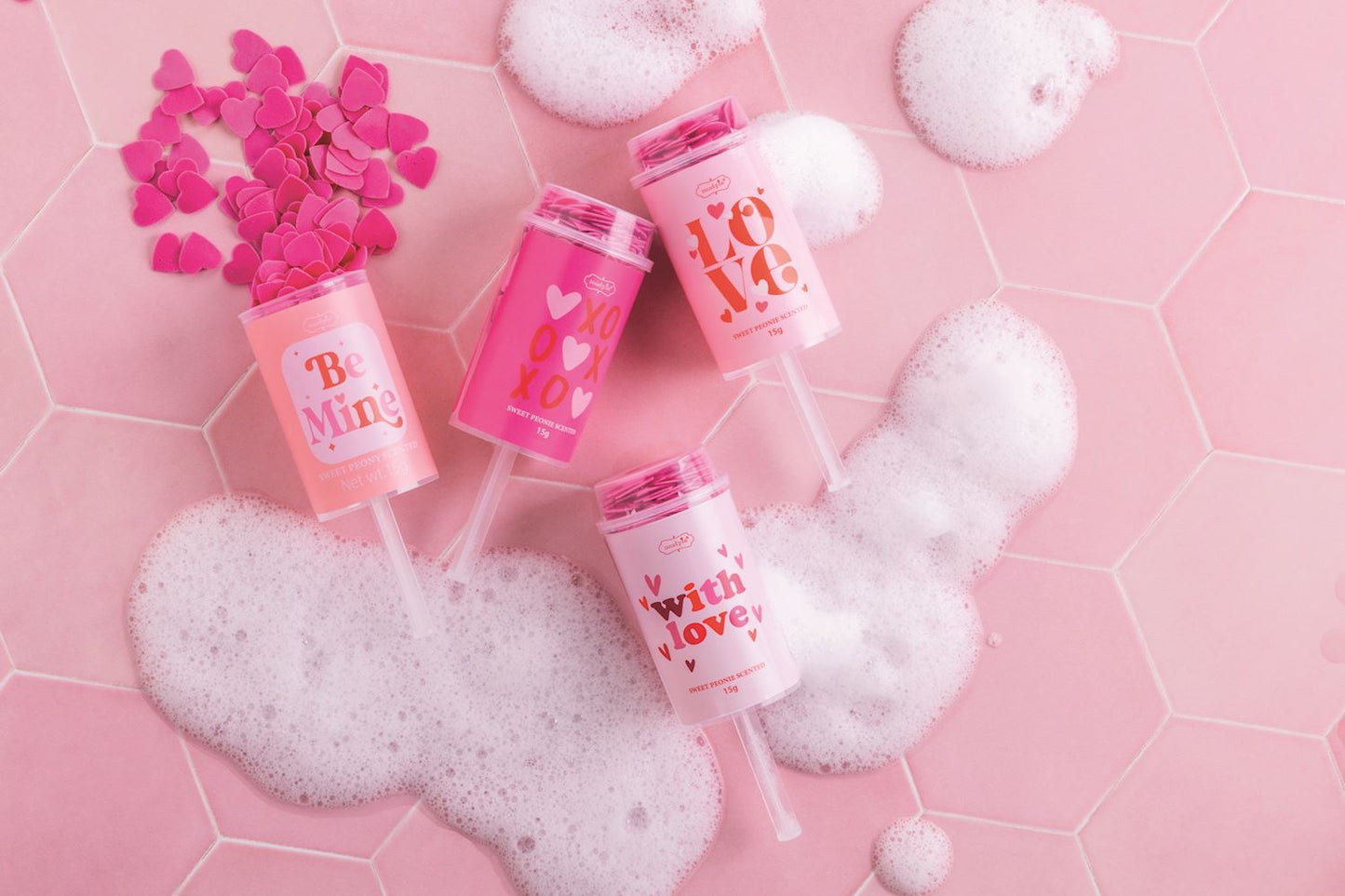 Mud Pie Valentine's Bath Confetti Poppers