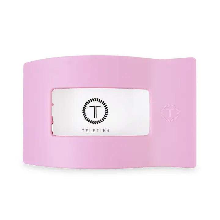 Teleties Flat Rectangle Hair Clip | Large | Merry Pinkmas