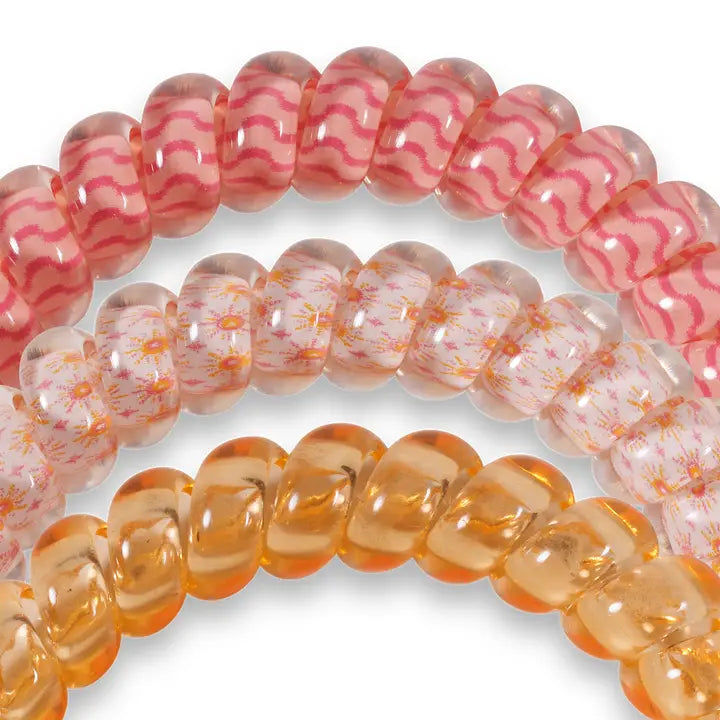 Teleties Spiral Hair Coil | Small | Sunny Days Ahead