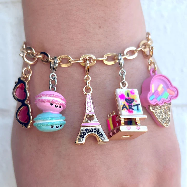 Charm It! Gold Heart Sunglasses Charm