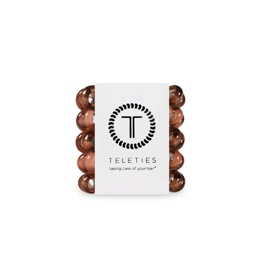 Teleties Sprial Hair Coils | Tiny | Mocha Mousse