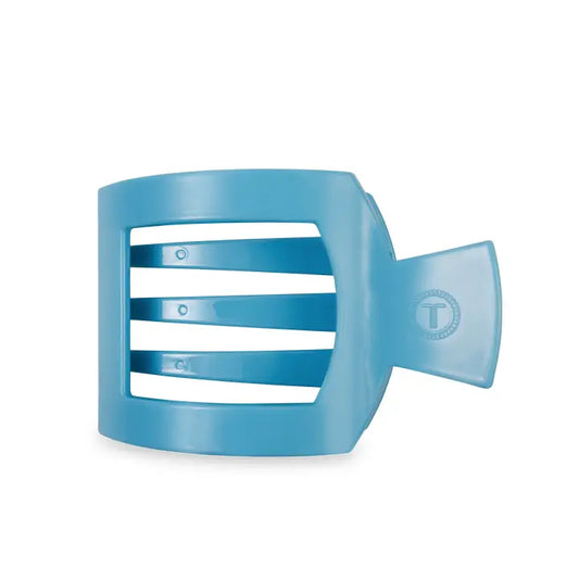 Teleties Flat Square Hair Clip | Large | Summer Sky