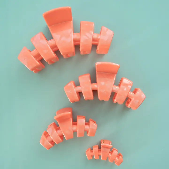 Teleties Classic Hair Clip | Small | Dreamsicle