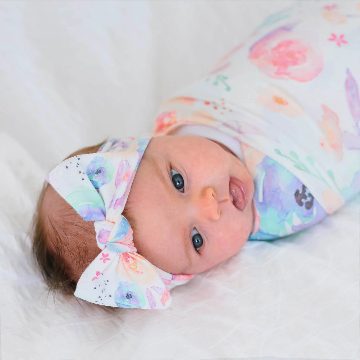 Copper Pearl Knit Swaddle Blanket - Bloom