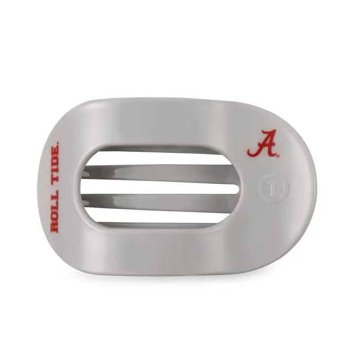 Teleties Flat Round Hair Clip | Large | Roll Tide!