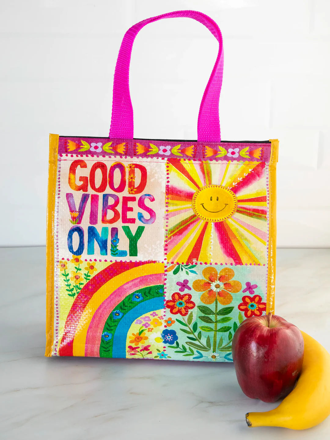 Natural Life Insulated Lunch Bag-Good Vibes