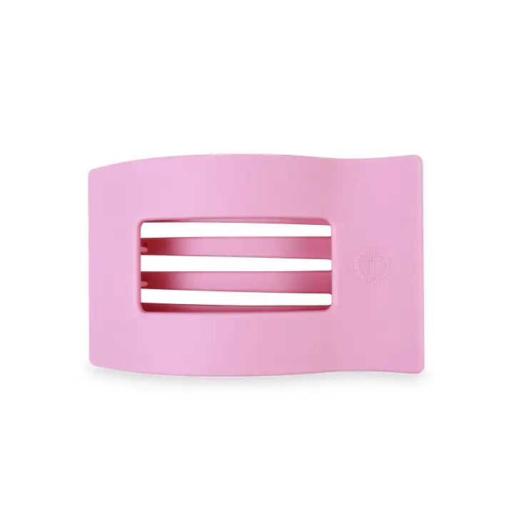 Teleties Flat Rectangle Hair Clip | Medium | Merry Pinkmas