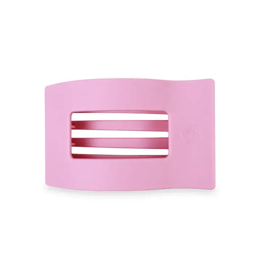 Teleties Flat Rectangle Hair Clip | Medium | Merry Pinkmas