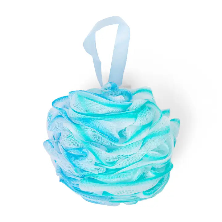 Cait + Co Gem-Luxurious Spa Pouf - Blue, Mint + White
