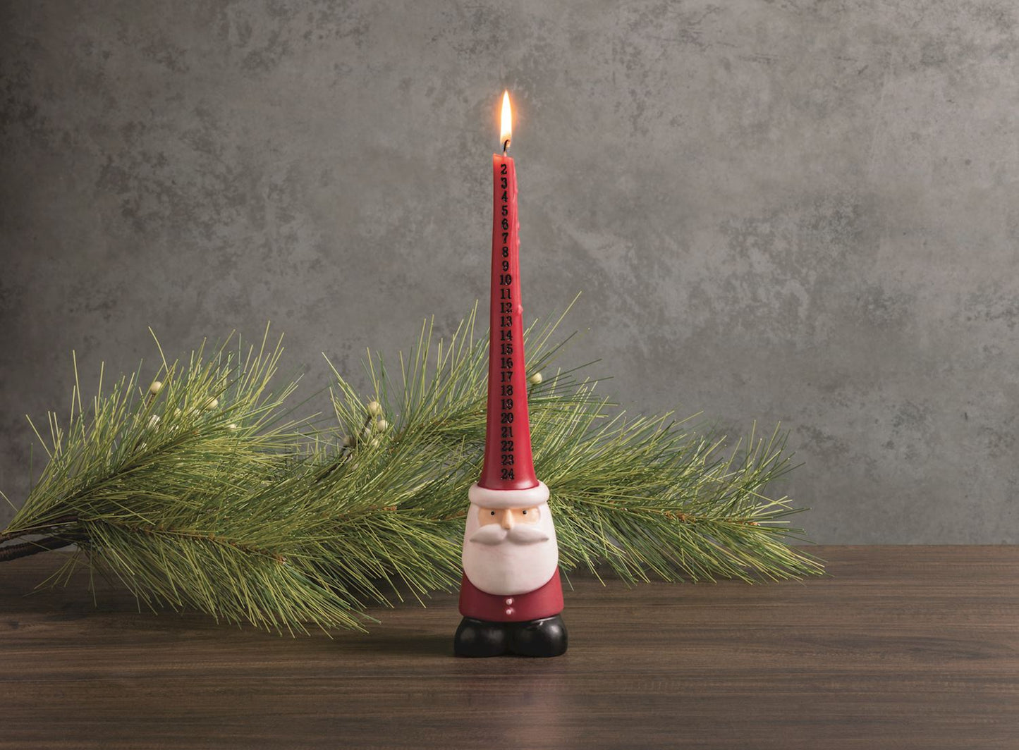 MUD PIE SANTA ADVENT COUNTDOWN CANDLE