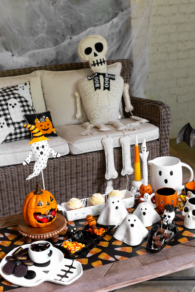 MUD PIE GHOST TIN SITTER