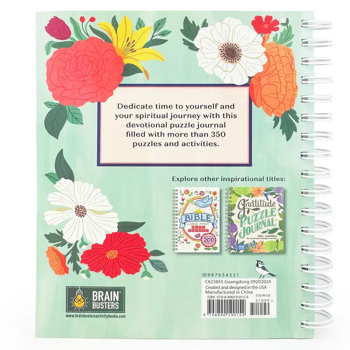 Devotional Puzzle Journal Religious God Puzzle Gift Book