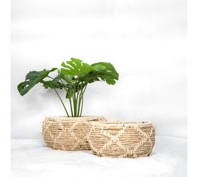 Pd HOME & GARDEN RD. CORN ROPE BASKETS