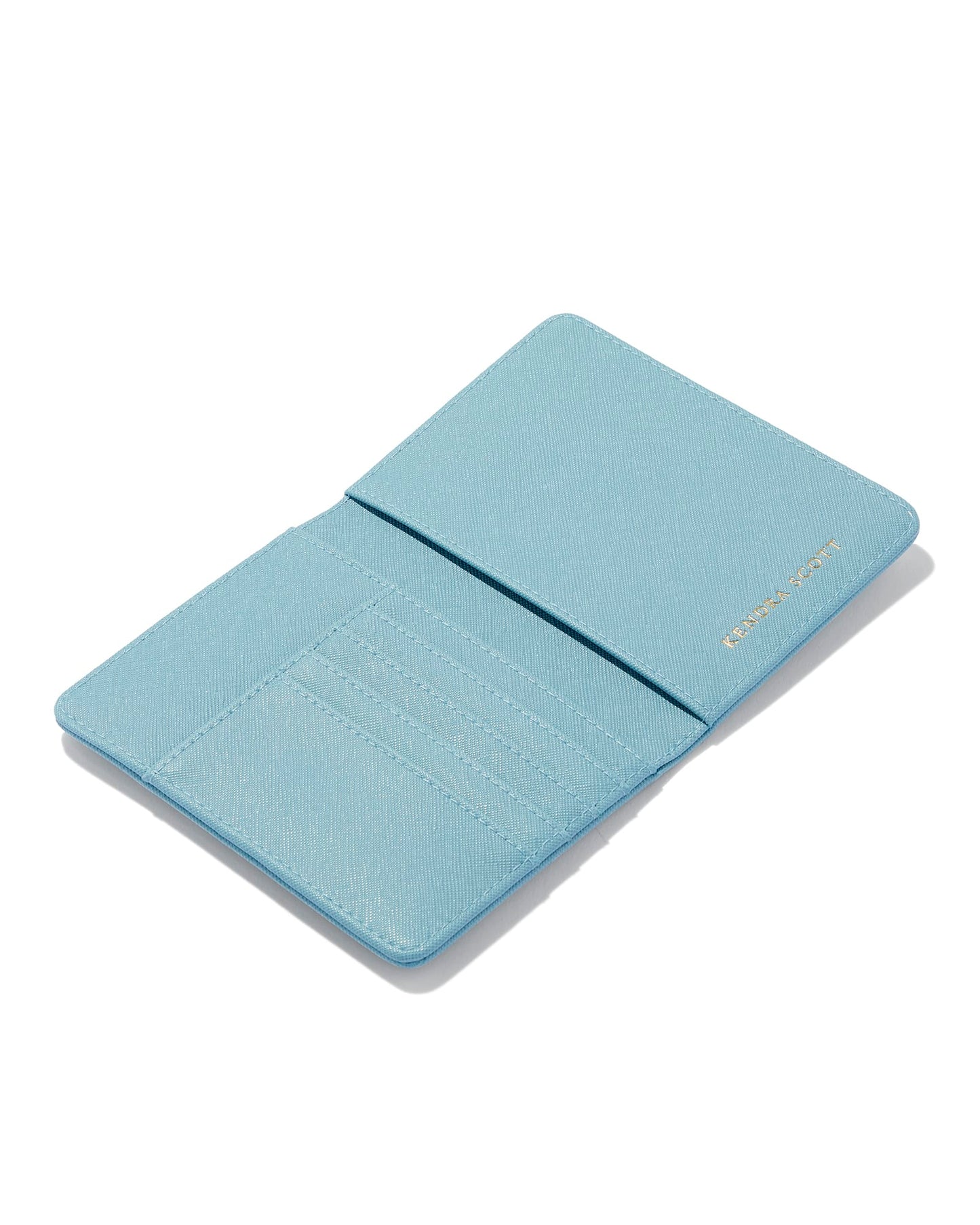Kendra Scott Passport Holder in Light Blue