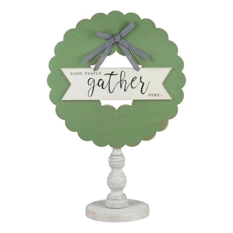 Glory Haus White Wood Base For Toppers