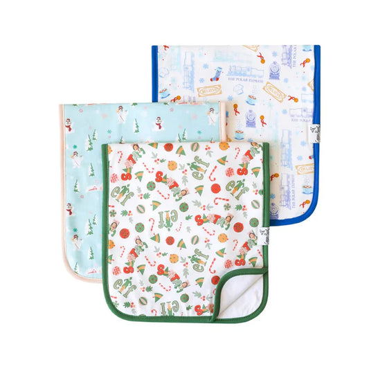 COPPER PEARL CHRISTMAS CLASSICS BURP CLOTH SET