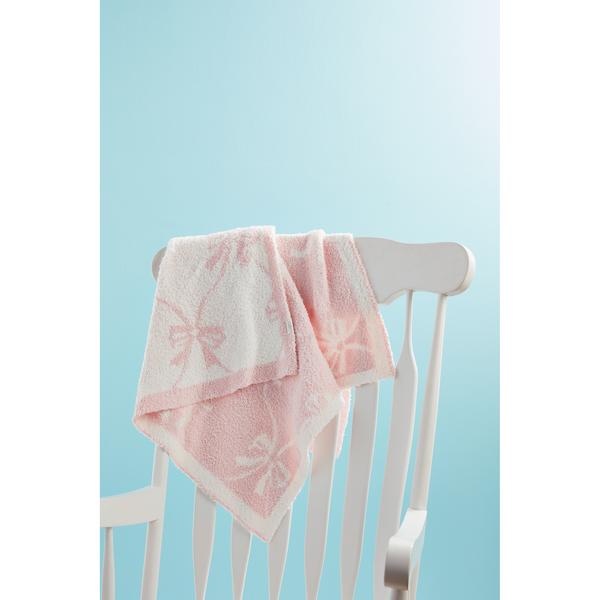 MUD PIE BOW CHENILLE BLANKET