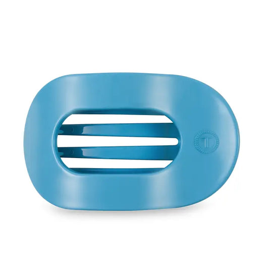 Teleties Flat Round Hair Clip | Large | Summer Sky