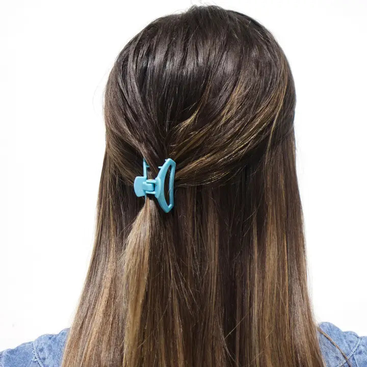 Teleties Open Hair Clip | Tiny | Summer Sky