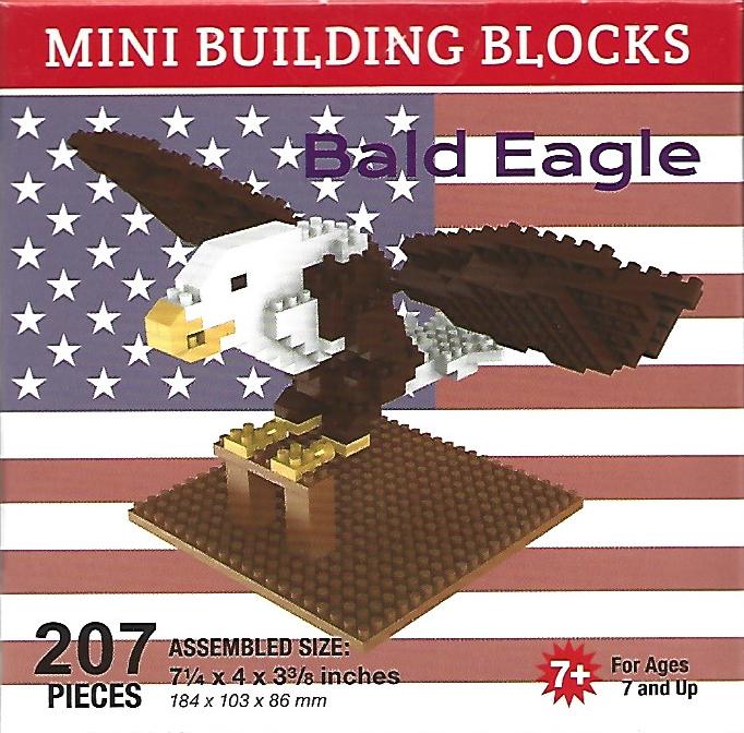Impact Photographics Bald Eagle Mini Building Blocks