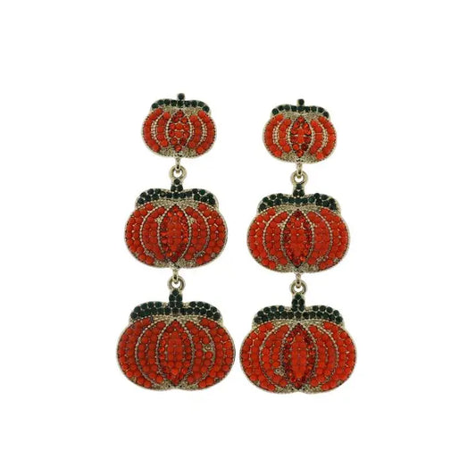 Jane Marie Descending Pumpkins Earring