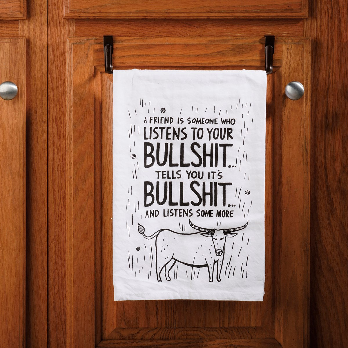 Primitives By Kathy A Friend Is Someone Who Listens Kitchen Towel