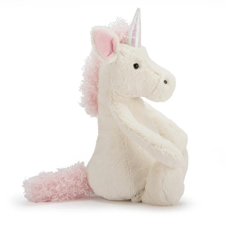 Jellycat Bashful Unicorn MEDIUM - H12" X W5"