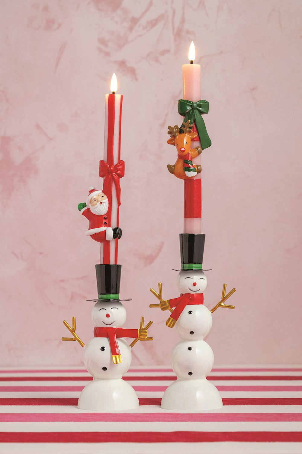 MUD PIE WHIMSEY TAPER CANDLE & HUGGER SETS