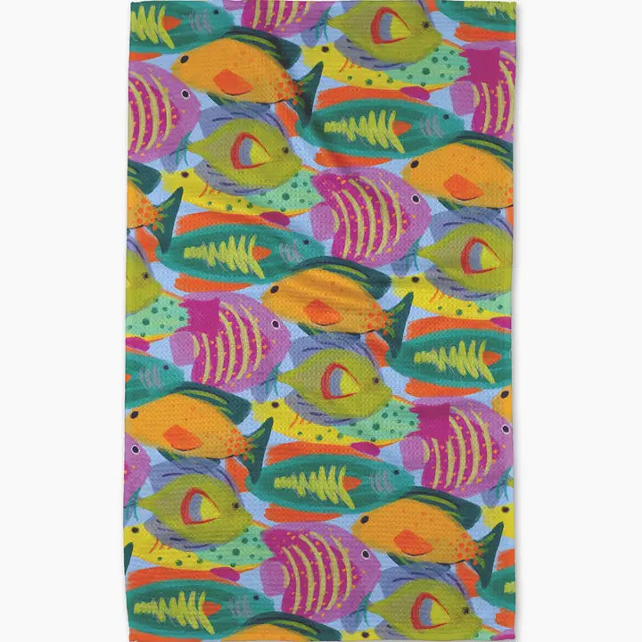 Geometry Shoaling Tea Towel