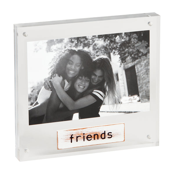 MUD PIE ACRYLIC PLAQUE FRIENDS FRAME