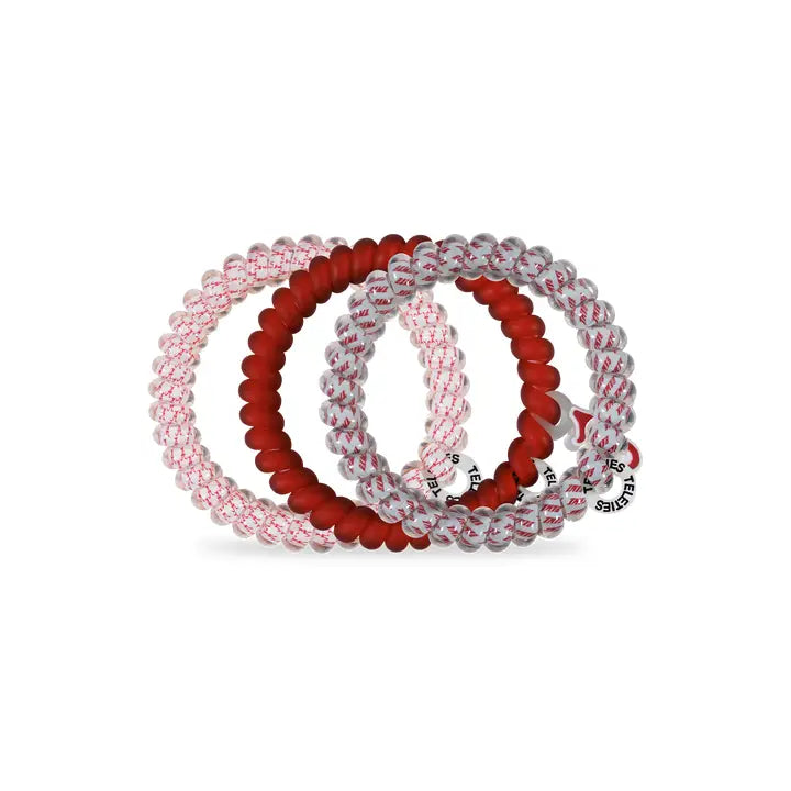 Teleties Spiral Hair Coils | Small | Roll Tide! Hair Ties