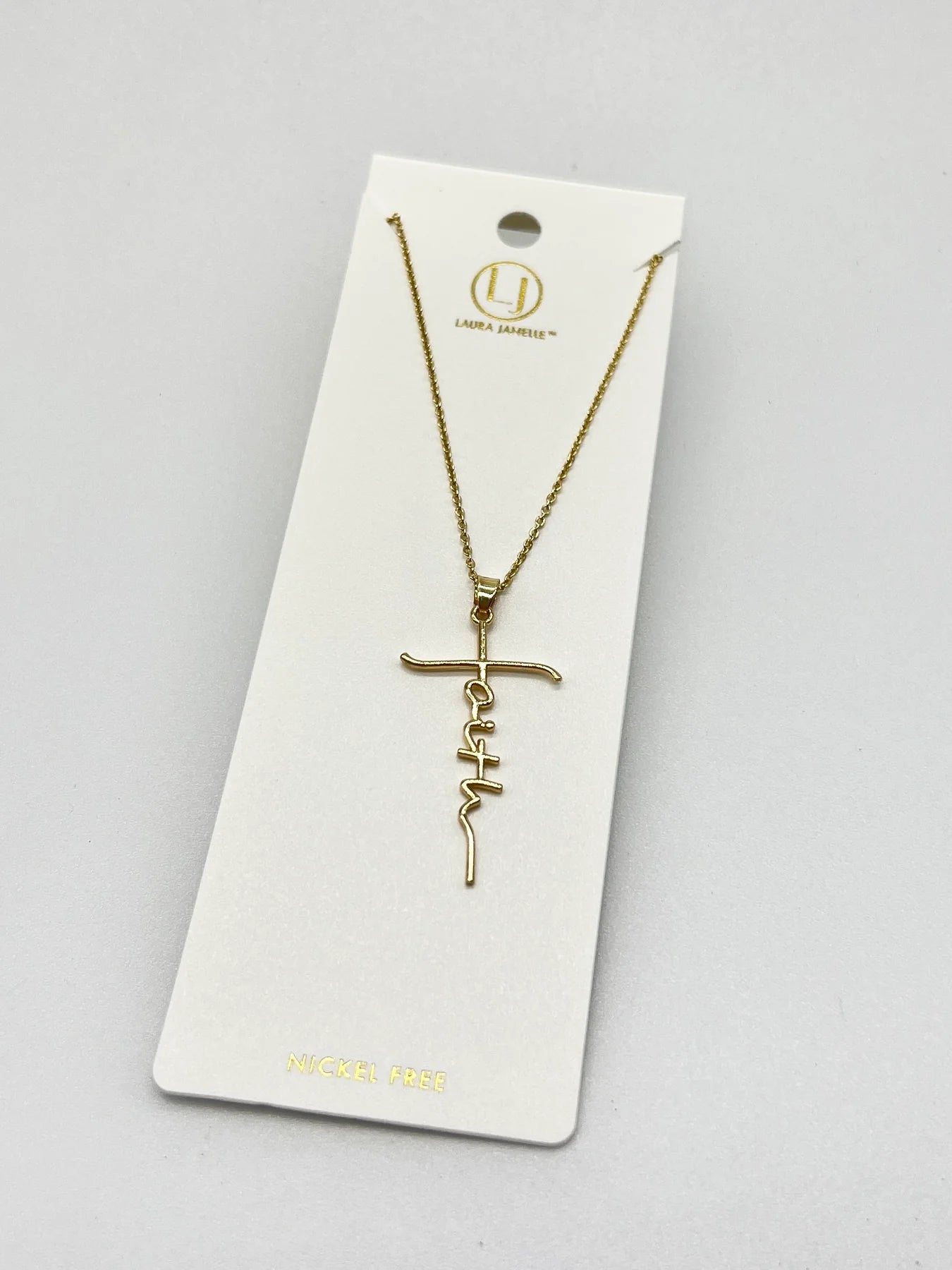 FAITH NECKLACE BY LAURA JANELLE