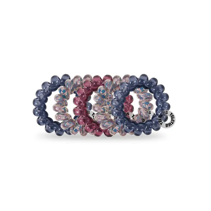 Teleties Spiral Hair Coils | Tiny | Purple Haze Hair Ties