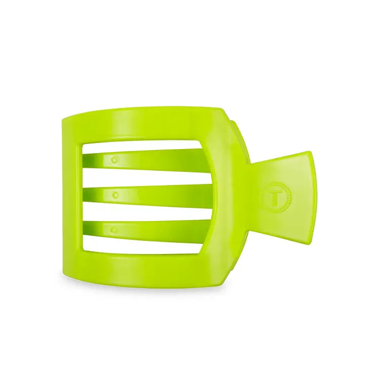 Teleties Flat Square Hair Clip | Large | Summer Brights