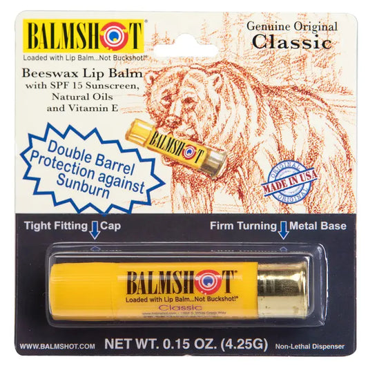 BALMSHOT Classic Beeswax Lip Balm