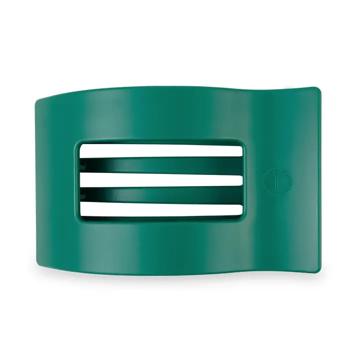 Teleties Flat Rectangle Hair Clip | Large | Fir Real