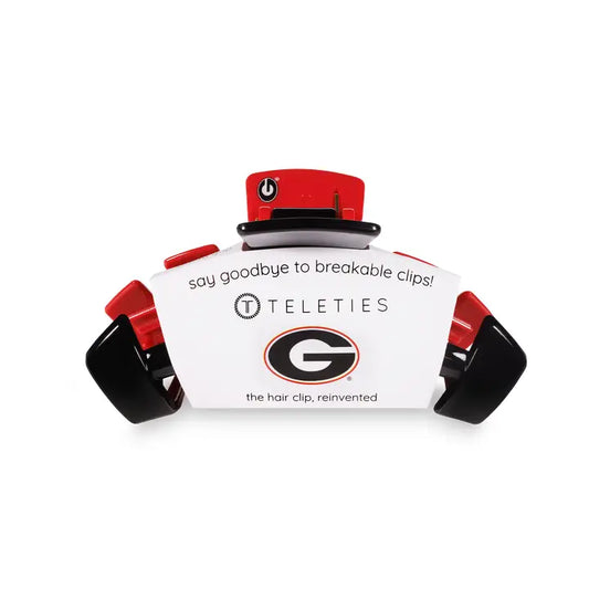 Teleties Classic College Hair Clip | Med. | Univ. of Georgia