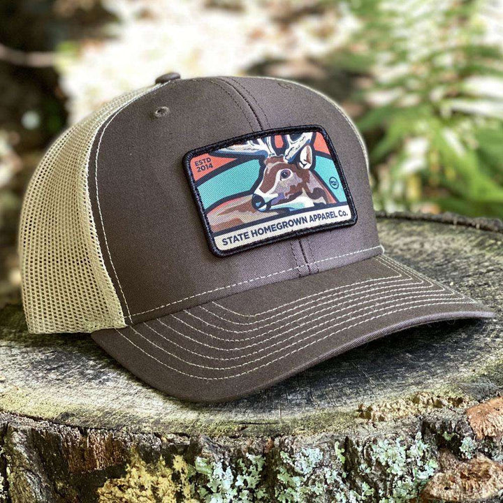 State Homegrown Apparel Co. Whitetail Deer Trucker Hat