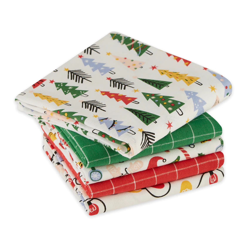 Oh What Fun Christmas Dishtowels
