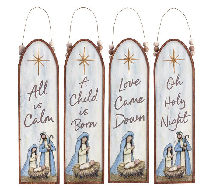 burton + BURTON WOODEN RELIGIOUS ORNAMENTS