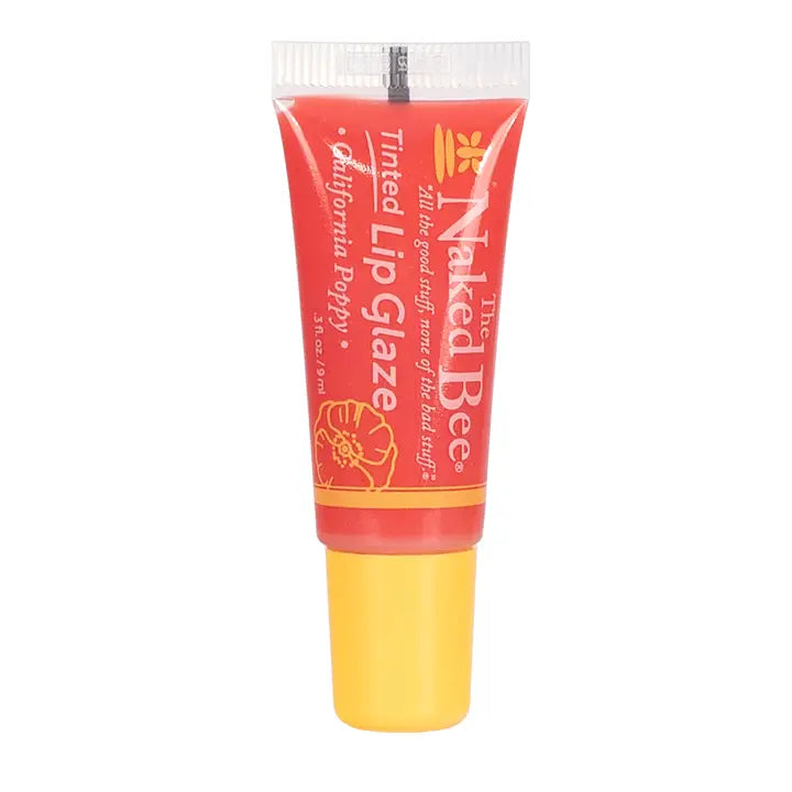 The Naked Bee California Poppy Tinted Lip Glaze